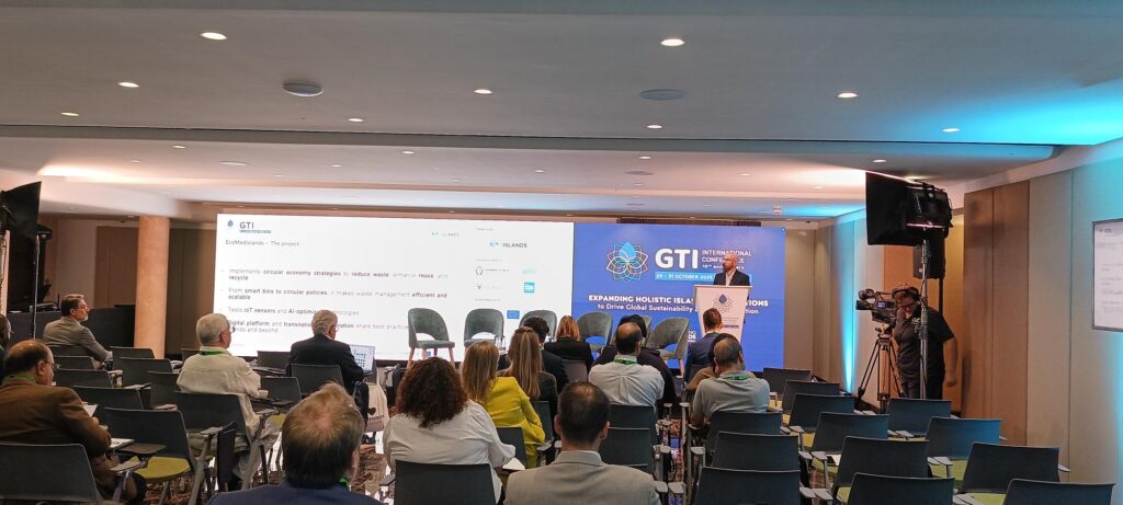 Presentation of EcoMedIslands during the GTI conference in Gozo