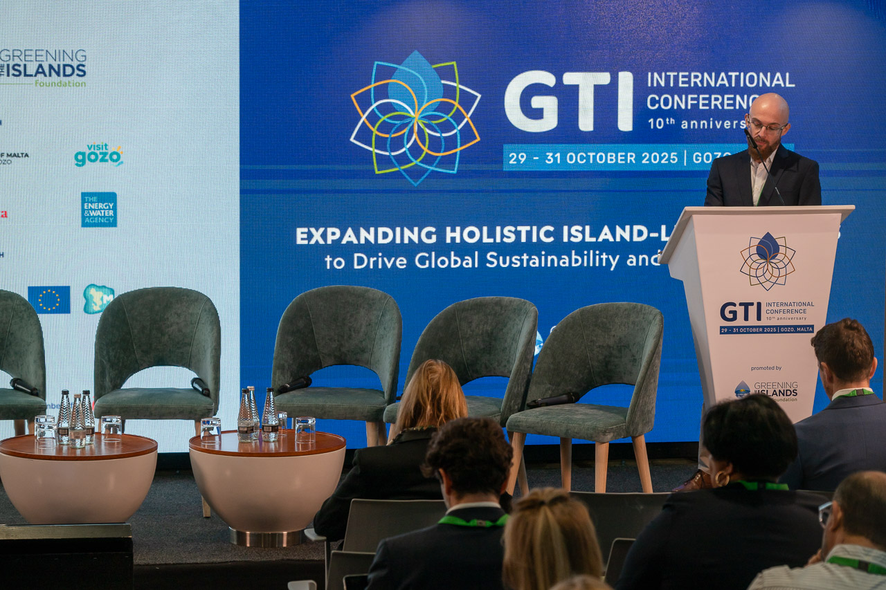 Presentation of EcoMedIslands during the GTI conference in Gozo