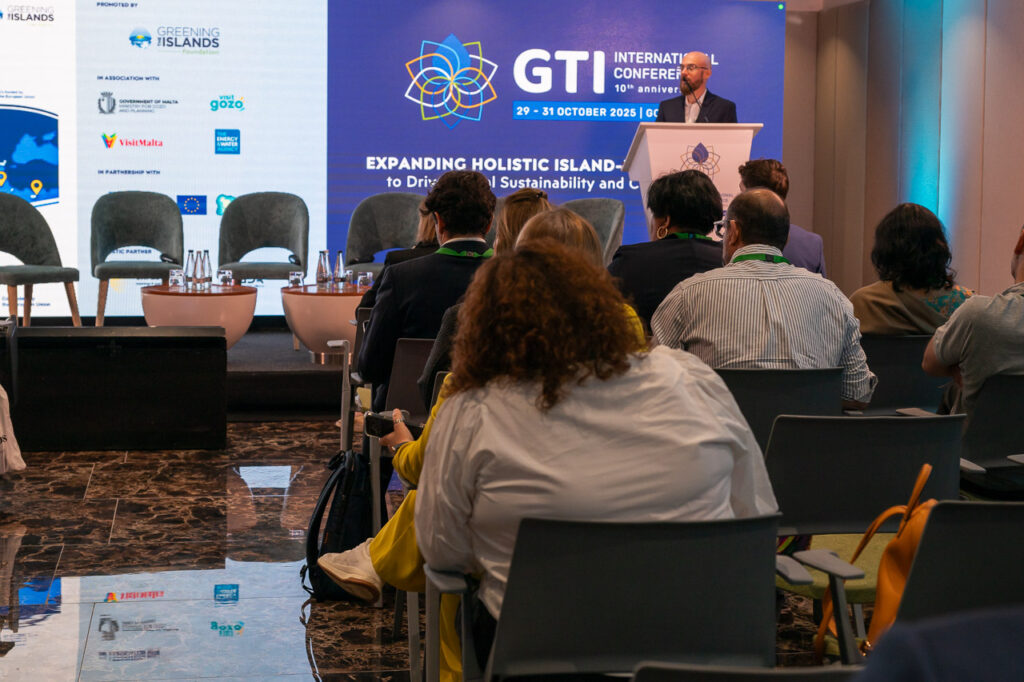 Presentation of EcoMedIslands during the GTI conference in Gozo